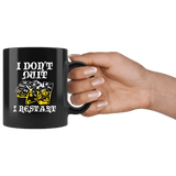 I Don't Quit I Restart Mug - Funny DND D&D D20 DM Dice Coffee Cup - Luxurious Inspirations