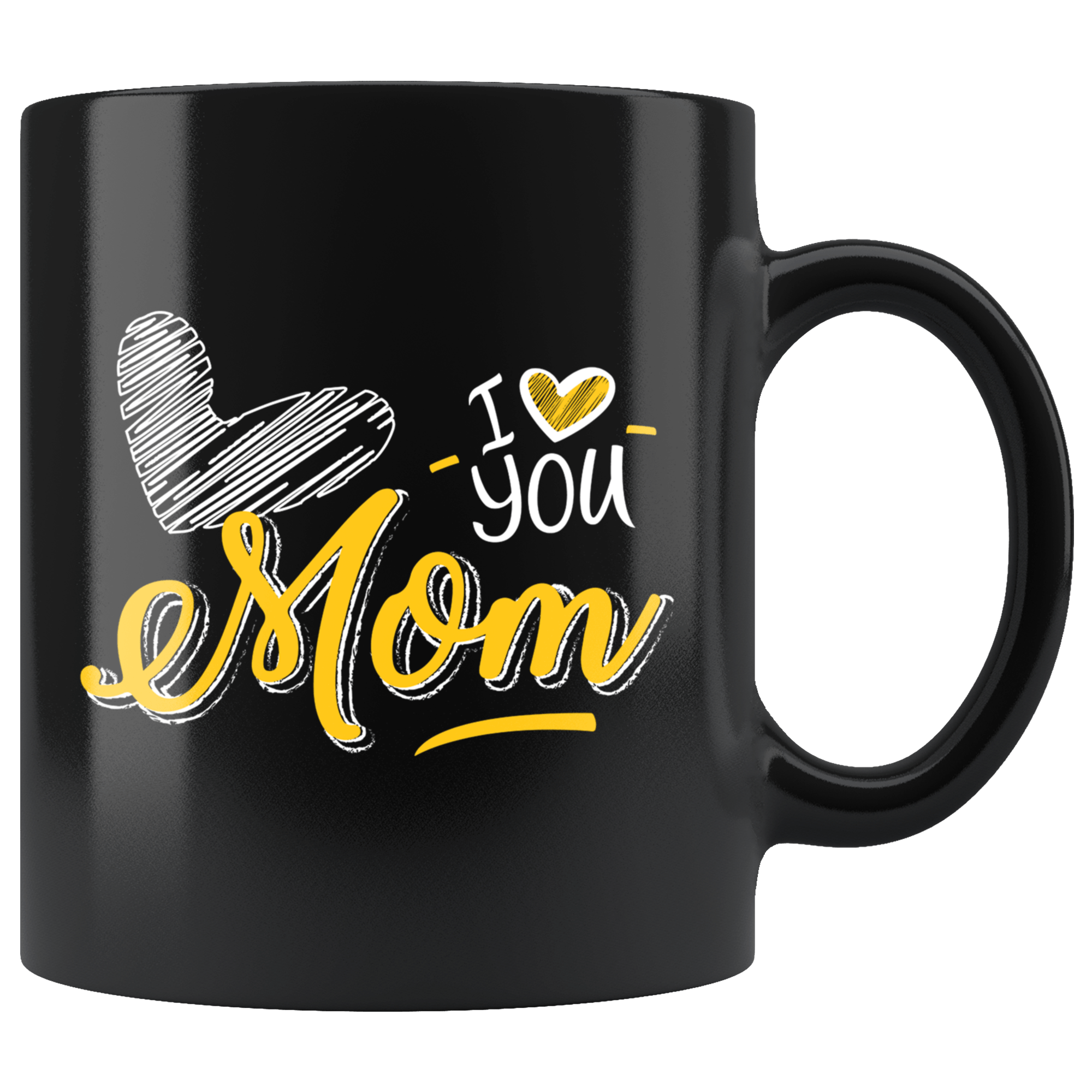 To My Mommy v1 Personalized Sonogram Image And From Text New Mom To Be  Black Coffee Mugs