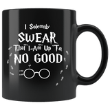I solemnly swear that I am up to no good Mug - Funny Harry Magic Wizard World Upto Joke Coffee Cup - Luxurious Inspirations