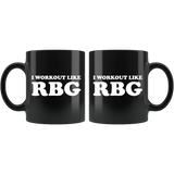 I Workout Like RBG Mug - Great RB Workout Supreme Court Coffee Cup - Luxurious Inspirations
