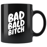 Bad bald bitch cancer wigs scarfs hair loss chemotherapy radiation strong coffee cup mug - Luxurious Inspirations