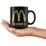 I'm Crittin' It Parody DND Mug - Funny D20 Critical Joke Coffee Cup - Luxurious Inspirations