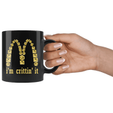 I'm Crittin' It Parody DND Mug - Funny D20 Critical Joke Coffee Cup - Luxurious Inspirations