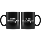 I'm Not Insulting You I'm Describing You Mug - Funny Offensive Rude Crude Adult Humor Coffee Cup - Luxurious Inspirations