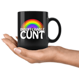 Insufferable Cunt Mug - Funny Offensive Rainbow Rude Crude Vulgar Gag Gift Coffee Cup - Luxurious Inspirations