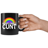 Insufferable Cunt Mug - Funny Offensive Rainbow Rude Crude Vulgar Gag Gift Coffee Cup - Luxurious Inspirations