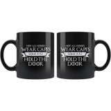 Not All Heroes Wear Capes Some Just Hold The Door Coffee Cup Mug - Luxurious Inspirations