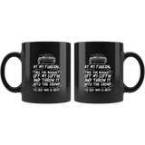 At my funeral take the bouquet off my coffin and throw it into the crowd to see who is next death dead sad black mug coffee cup - Luxurious Inspirations