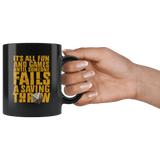 It's All Fun And Games Until Someone Fails A Saving Throw Mug - Funny DND D&D Coffee Cup - Luxurious Inspirations