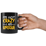 I'm not crazy I am unique special misunderstood coffee cup mug - Luxurious Inspirations