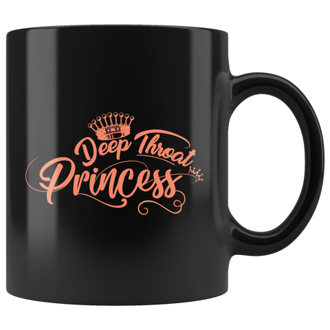Deep throat Princess sex oral coffee cup mug - Luxurious Inspirations