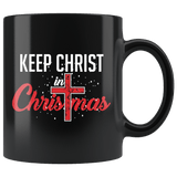Keep Christ In Christmas Mug - Christian Church Religious Holidays Coffee Cup - Luxurious Inspirations