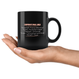 Corporate Email Lingo coffee cup mug - Luxurious Inspirations