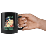 Legalize Marriage Iguana Mug - Funny 420 Pot Marijuana Weed Legal Support Coffee Cup - Luxurious Inspirations
