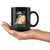 Legalize Marriage Iguana Mug - Funny 420 Pot Marijuana Weed Legal Support Coffee Cup - Luxurious Inspirations