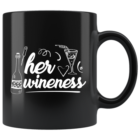 Her wineness alcohol wine royal coffee cup mug - Luxurious Inspirations