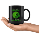 Long Range Shooting It's Like Golf But For Men Mug - Luxurious Inspirations