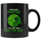 Long Range Shooting It's Like Golf But For Men Mug - Luxurious Inspirations