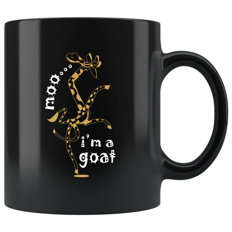 Moo I'm a goat giraffes animals jokes disguise coffee cup mug - Luxurious Inspirations