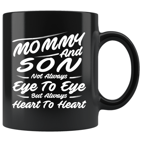 Mommy And Son Always Heart To Heart Mug - Sweet Mother's Day Mom Mama Mere boy Coffee Cup - Luxurious Inspirations