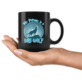 My Patronus Is A Dire Wolf Mug - Funny Wizard Direwolf Lover Coffee Cup - Luxurious Inspirations