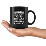 I live in a madhouse ruled by a tiny army that I made myself kids family children home coffee cup mug - Luxurious Inspirations