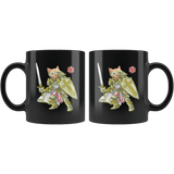 Paladin Cat Black Mug - Funny Class DND D&D Dungeons And Dragons Coffee Cup - Luxurious Inspirations