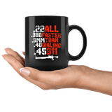 Pro Gun All Faster than Calling 911 Mug - Funny Self Defense Second Amendment Coffee Cup - Luxurious Inspirations