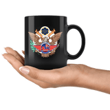 Proudly Made in The USA Mug - America American Patriotic Veteran Army Navy Airforce Support Proud Coffee Cup - Luxurious Inspirations