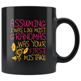 Assuming I was like most Grandmas was your first mistake granny gym workout strong mug coffee cup - Luxurious Inspirations