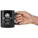 Inhale the good shit exhale the bullshit positivity relaxation freedom coffee cup mug - Luxurious Inspirations