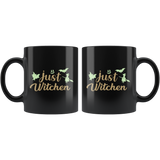 Just Witchen Ghost Witch Halloween Costumes Children Candy Trick or Treat Makeup Mug Coffee Cup - Luxurious Inspirations