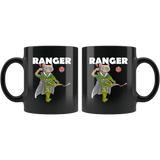 Ranger Archer Cat Black Mug - Funny Class DND D&D Dungeons And Dragons Coffee Cup - Luxurious Inspirations