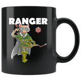 Ranger Archer Cat Black Mug - Funny Class DND D&D Dungeons And Dragons Coffee Cup - Luxurious Inspirations
