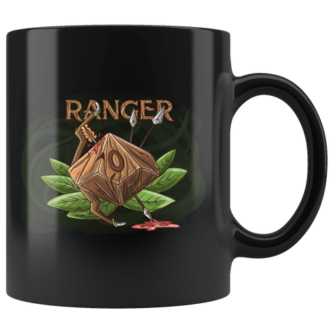 Ranger Dice D20 DND Mug - Critical Rage D&D RPG Coffee Cup - Luxurious Inspirations
