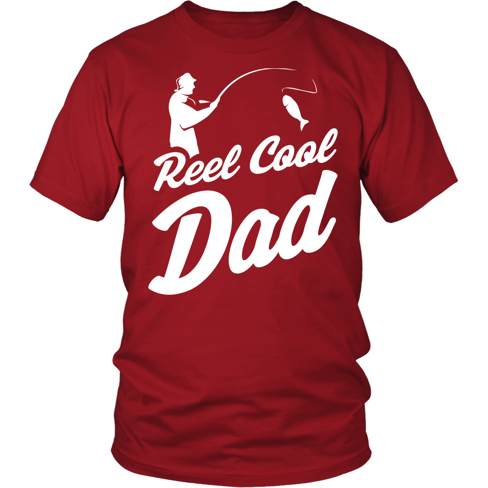 Reel Cool Dad Shirt - Funny Clever Fishing Father Daddy Tee – Binge Prints