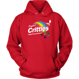 Crittles Taste The Painbow Hoodie - Funny DND Parody Fan Design - Binge Prints