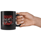 Rogue Dice D4 DND Mug - Critical Rage D&D RPG Coffee Cup - Luxurious Inspirations
