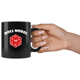 Roll Model Mug - Funny DND D20 Critical Hit RPG Roleplaying Dice Coffee Cup - Luxurious Inspirations