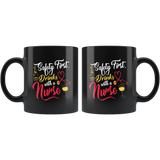 Safety first drinks with a nurse bar club alcohol spirits cocktails hospitals coffee cup mug - Luxurious Inspirations