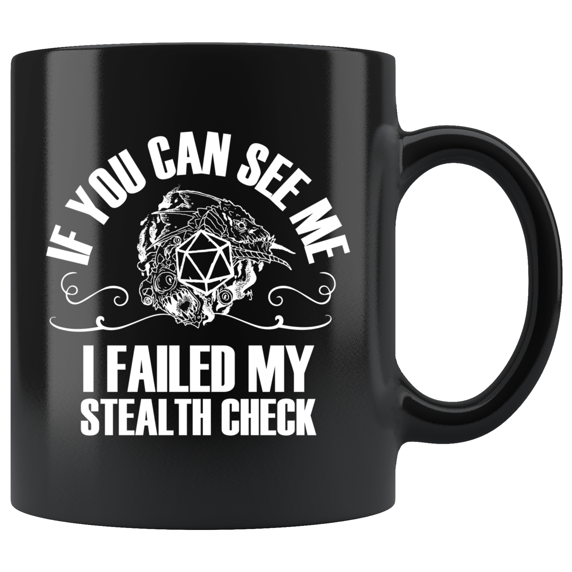 Definitely NOT a Mimic Double sided Mug with Color Inside – Level