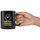 This Is My Human Costume Ghost Witch Halloween Children Candy Trick or Treat Makeup Mug Coffee Cup - Luxurious Inspirations