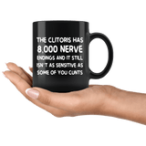 Still Not As Sensitive As You Cunts Funny Adult Offensive Mug - Black 11 Ounce Coffee Cup - Luxurious Inspirations