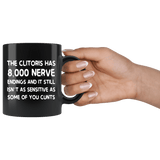 Still Not As Sensitive As You Cunts Funny Adult Offensive Mug - Black 11 Ounce Coffee Cup - Luxurious Inspirations