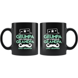 GRUMPA like a regular grandpa only grumpier grandfather cranky family old senior retired coffee cup mug - Luxurious Inspirations