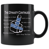 The Dynasty Continues Brady 6th Ring Mug - GOAT New England Offensive Middle Finger Too Slow Coffee Cup - Luxurious Inspirations