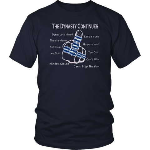 The Dynasty Continues Brady 6th Ring T-Shirt - V2 Goat New England Offensive Middle Finger Too Slow Tee Shirt - Luxurious Inspirations