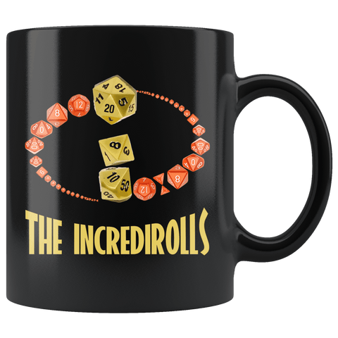 The Incredirolls DND Parody Mug - Luxurious Inspirations