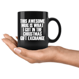 This Awesome Mug Gift Exchange - Funny Prank White Elephant Christmas Gag Joke Present Coffee Cup - Luxurious Inspirations