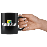 Vagitarian Pussy Cat Mug - Funny Adult Humor Vegetarian LGBTQ Gay Pride Tee Shirt - Luxurious Inspirations